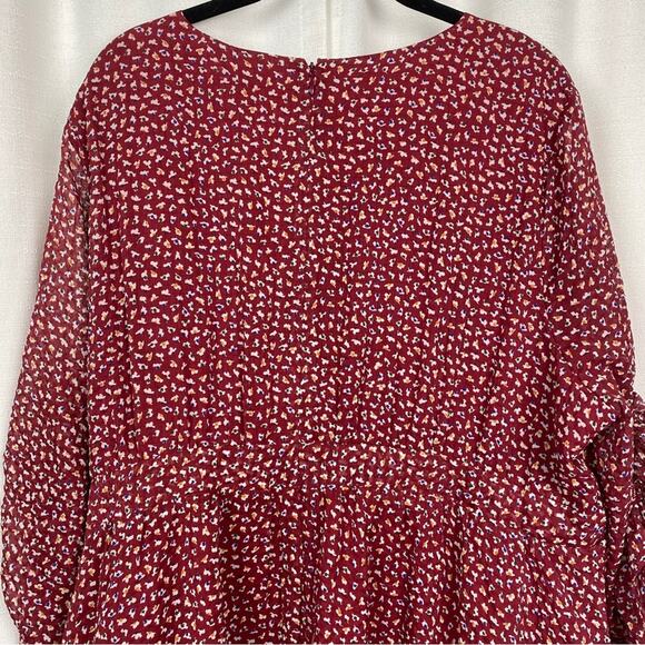 Madewell Starviolet Mini Dress Ditsy Floral Sz.24W NWT - Picture 12 of 16